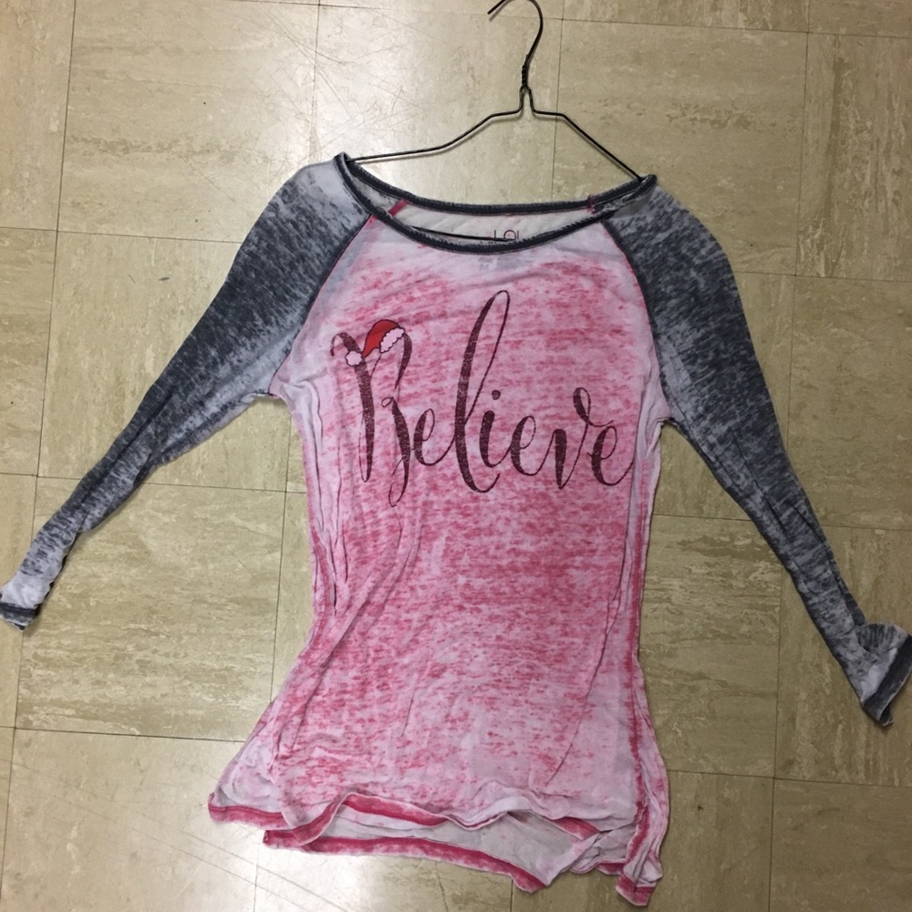 Believe 3/4 shirt